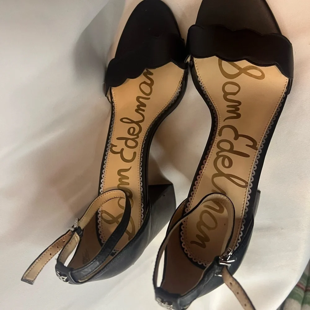 Sam Edelman New Black High Heel Slingback Pumps - Picture 1 of 6